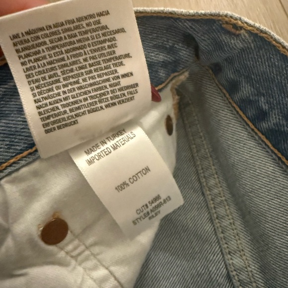 Agolde Riley High Rise Straight Crop Jeans - Picture 5 of 7